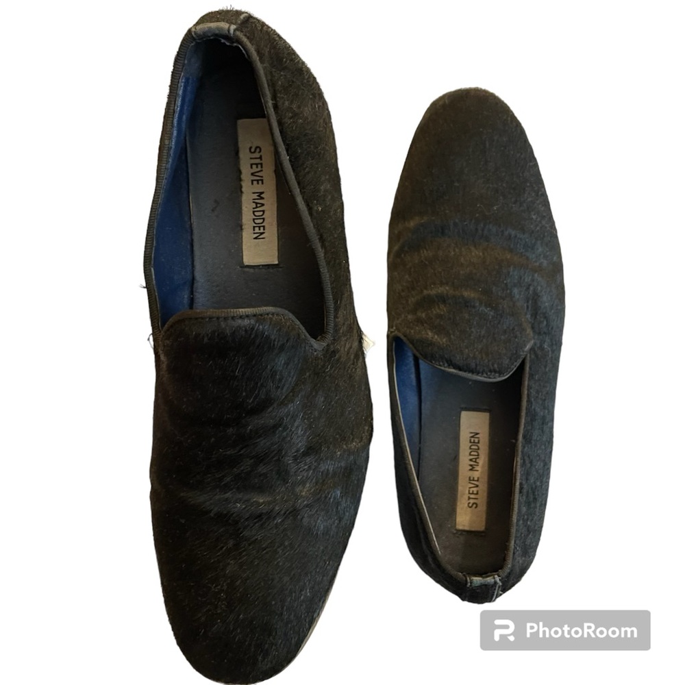 Steve Madden black loafers